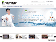 Tablet Screenshot of maxpineinternational.com